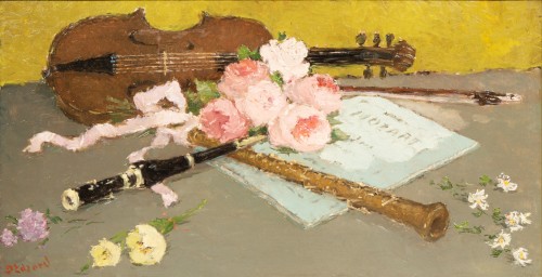Dietz Edzard (1893 – 1963) ) - La Musique et les Roses - Paintings & Drawings Style 