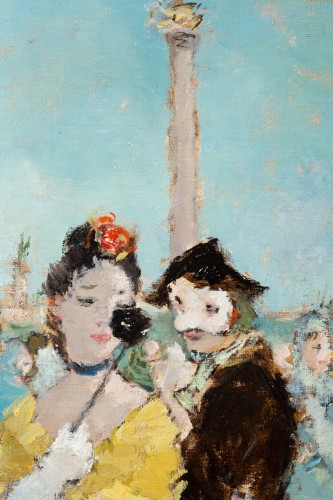 Antiquités -  Dietz Edzard (bremen 1893 – 1963 Paris) - Carnival in Venice