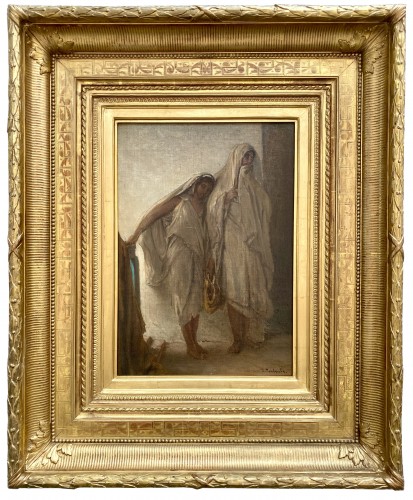 Jean François Portaels (1818 - 1895) - Oriental Girls - Beggars In Tangier