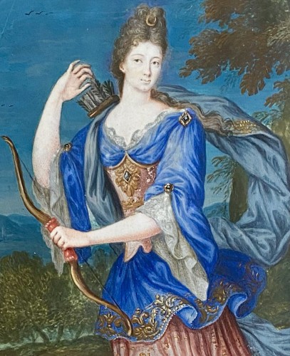 Diana, Goddess of the Chase, French School Circa 1660  - 