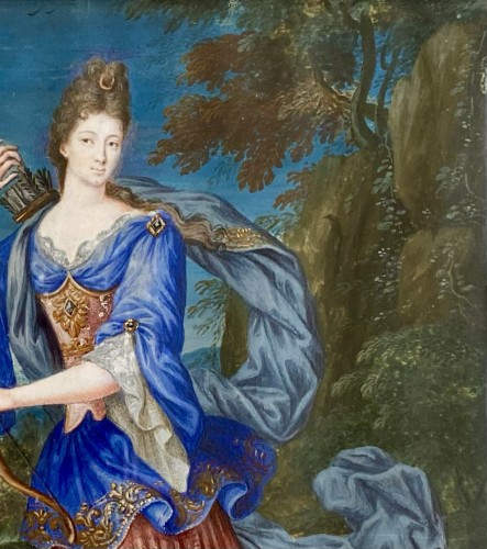 Diana, Goddess of the Chase, French School Circa 1660  - Louis XIV