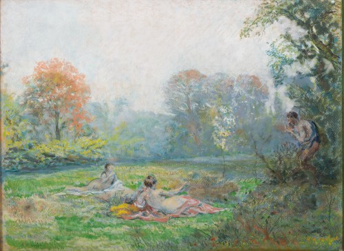 Tableaux et dessins Dessin, Aquarelle & Pastel - Ker-Xavier Roussel (1867 – 1944) - L’après-midi d’un faune