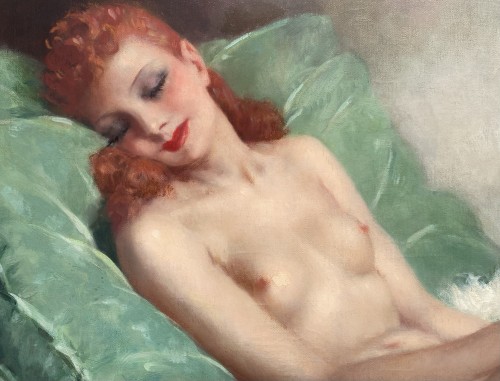 Henri Joseph Thomas (1878 – 1972) - Le Rêve - Valentina Safarian Fine Art