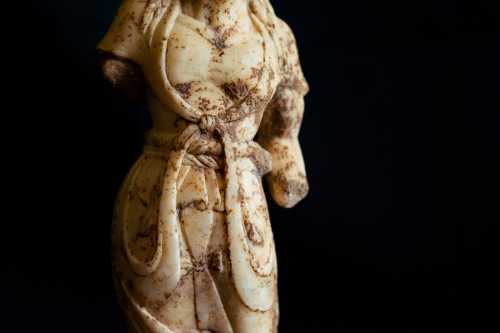 Sculpture  - Marble buddhist guardian