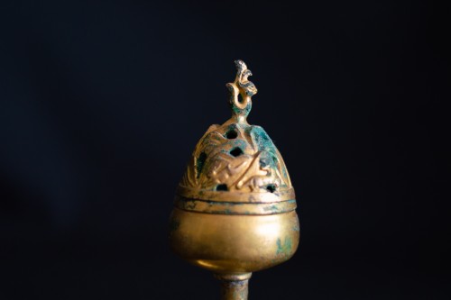 Gilt bronze censer &quot;boshanlu&quot; - Ancient Art Style 