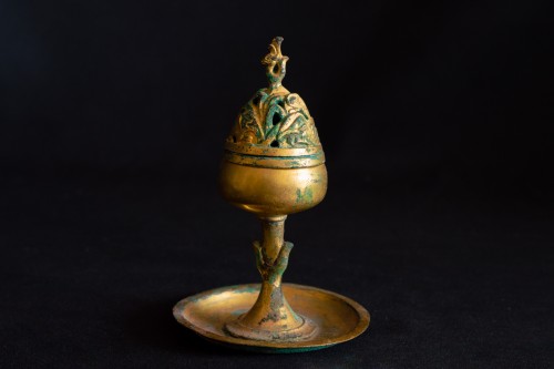 Ancient Art  - Gilt bronze censer &quot;boshanlu&quot;