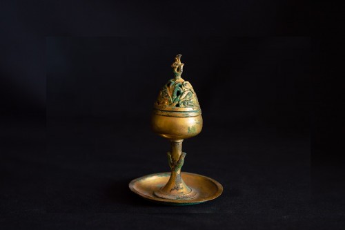 Antiquités - Gilt bronze censer &quot;boshanlu&quot;