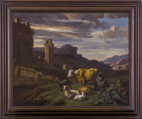 Willem Romeyn (c.1624-1694) - Paysage à l'Italienne 