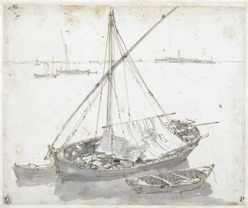 Abraham Casembroot (c.1593-1658)  - Shipmates Raising a Mast - Louis XIII