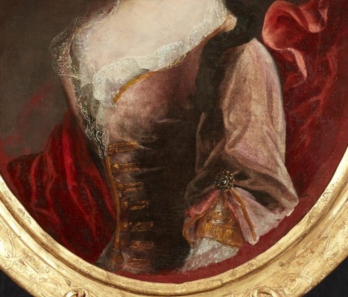 Tableaux et dessins Tableaux XVIIIe siècle - Portrait d'une Dame de qualité - Italie 18e siècle