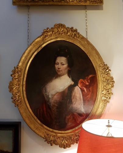 Régence - Portrait d'une Dame de qualité - Italie 18e siècle