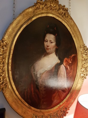 Antiquités - Portrait d'une Dame de qualité - Italie 18e siècle