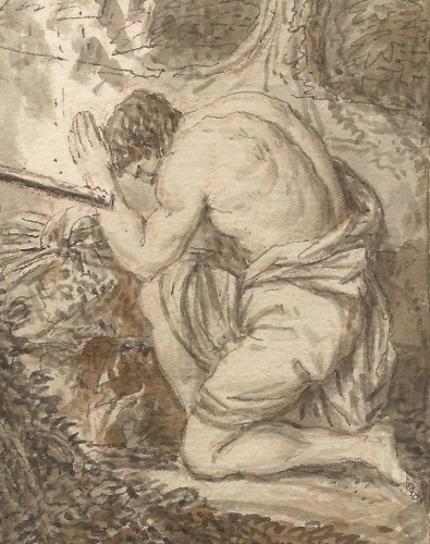 Louis Fabritius Dubourg (1693-1775) - Caïn et Abel  - White Rose Fine Art