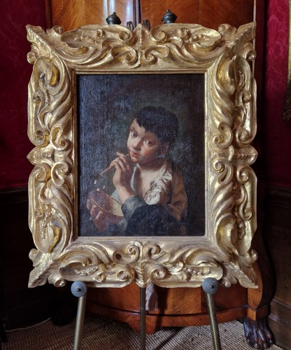 Louis XV - Domenico Magiotto (1713–1794) Boy Blowing BUbbles