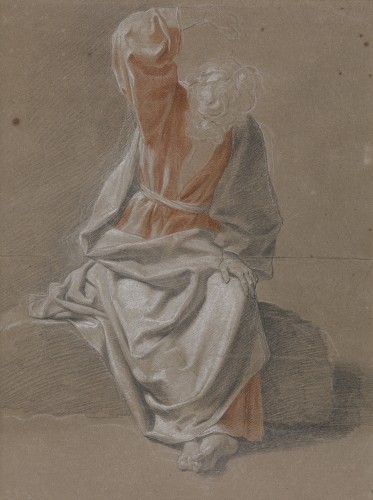 Johann Justin Preissler (1698–1771) Study of Draped Figure