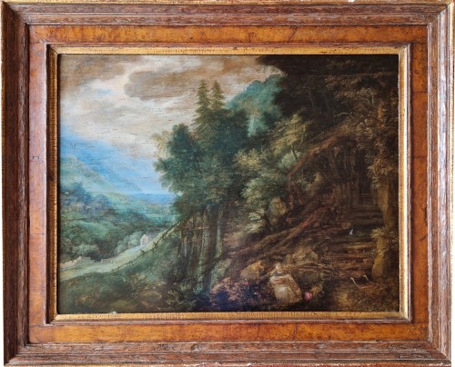 Mountainous Landscape,  Flemish School circa 1620