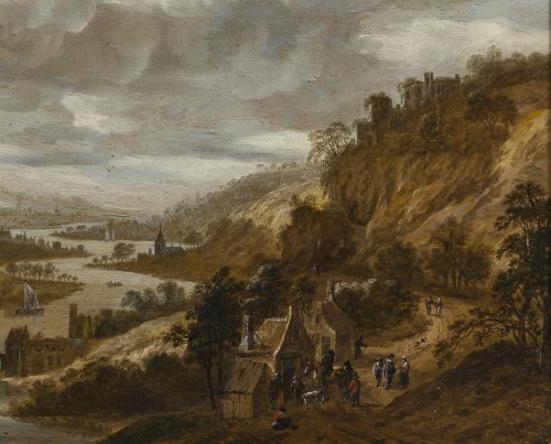 Dirck Verhaert (c.1610–c.1680) Panoramic Landscape  - 