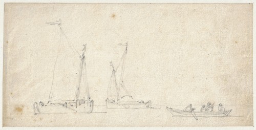 Willem van de Velde II (1633–1707) - Marine - Paintings & Drawings Style 