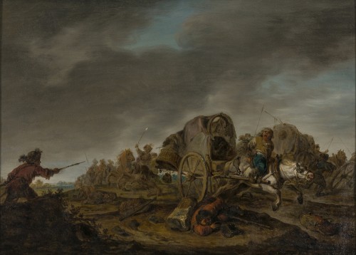 Matthias Scheits (c.1625/30–c.1700) - A Carriage Ambush