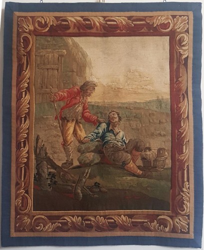 Tapisserie "Tableau" 18e siècle d'après David Teniers