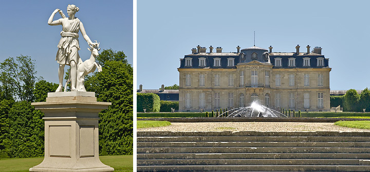 Château de champs-sur-marne, jardins